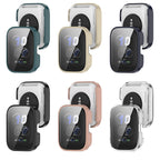For Amazfit bip5 Unity PC + Tempered Glass Film Integrated Watch Protective Case