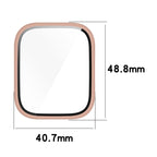 For Amazfit bip5 Unity PC + Tempered Glass Film Integrated Watch Protective Case