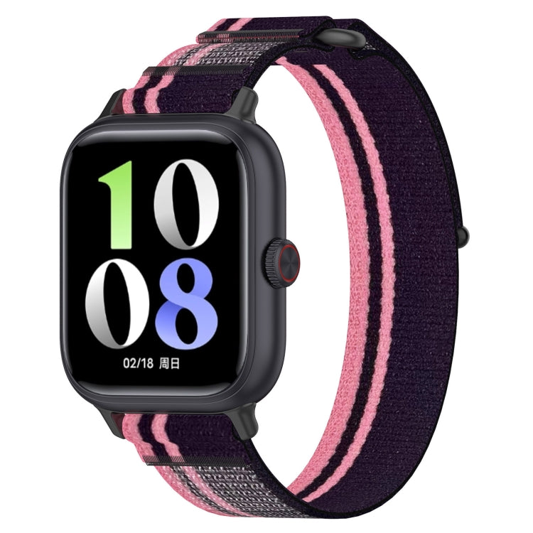 For vivo Watch GT Loop Nylon Hook and Loop Fastener Watch Band