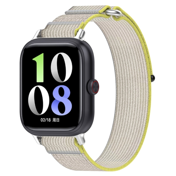 For vivo Watch GT Loop Nylon Hook and Loop Fastener Watch Band — Blue Gray
