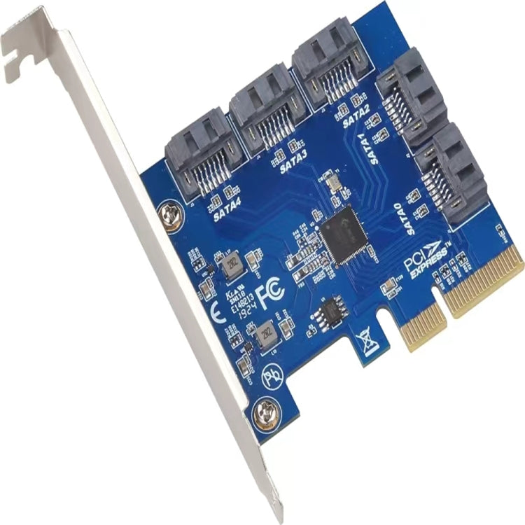 Controller Card, PCIE 3.0-4X to 5 x SATA