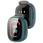 For Fitbit Ace LTE PC + Tempered Glass Film Integrated Watch Protective Case