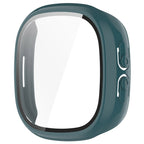 For Fitbit Ace LTE PC + Tempered Glass Film Integrated Watch Protective Case