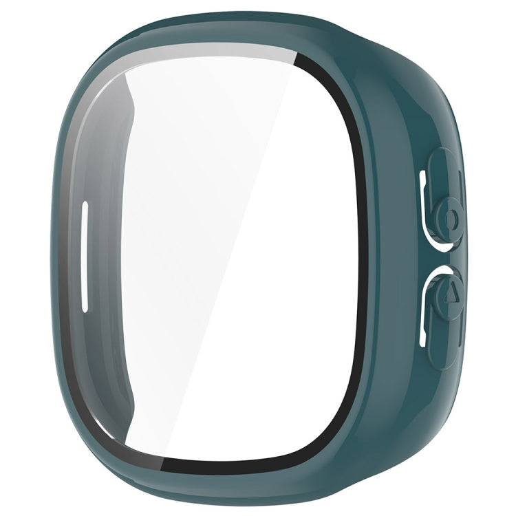 For Fitbit Ace LTE PC + Tempered Glass Film Integrated Watch Protective Case