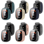 For Fitbit Ace LTE PC + Tempered Glass Film Integrated Watch Protective Case