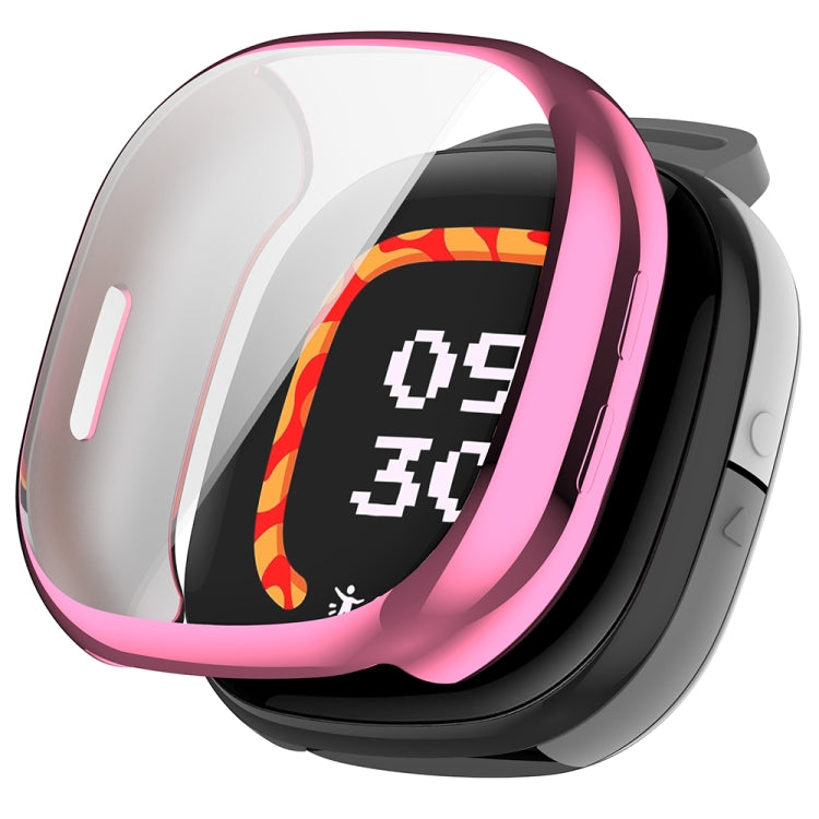 For Fitbit Ace LTE Full Coverage TPU Electroplated Watch Soft Case