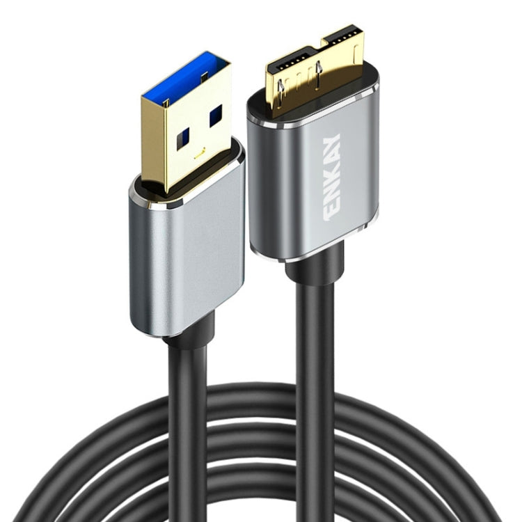 ENKAY USB 3.0 A to USB 3.0 Micro B 5Gbps Data Camera Hard Drive Cable — 0.5m