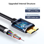 ENKAY USB 3.0 A to USB 3.0 Micro B 5Gbps Data Camera Hard Drive Cable — view 6