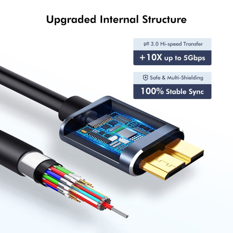 ENKAY USB 3.1 Type-C to USB 3.0 Micro B 10Gbps Data Camera Hard Drive Cable — view 7