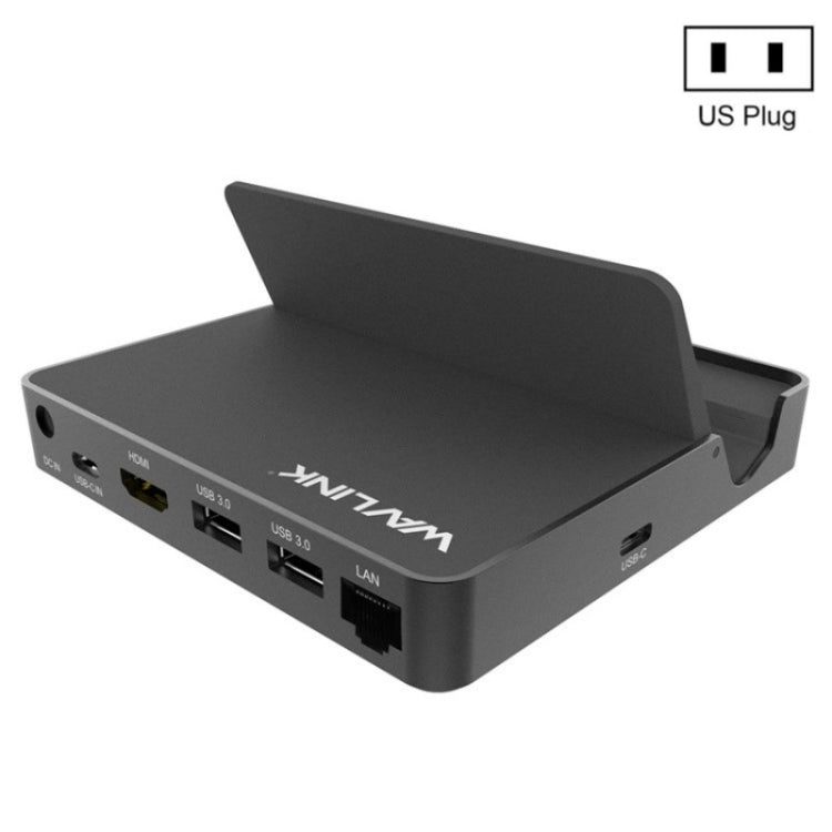 WAVLINK UHP3D01G Gigabit Ethernet USB 3.0 Multi-Function HUB 4K HD Docking Station — UHP3D01G
