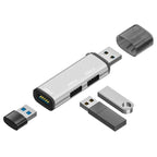 ADS-302A 3 in 1 USB to USB 3.0 / 2.0 Hub Expansion Station USB Adapter — view 4