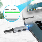 ADS-302A 3 in 1 USB to USB 3.0 / 2.0 Hub Expansion Station USB Adapter — view 6