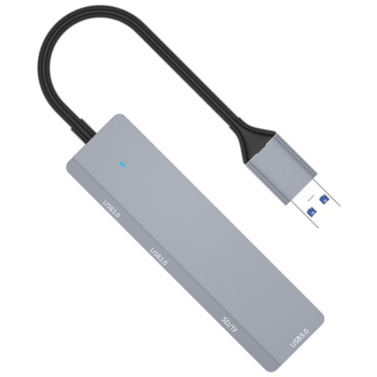 ADS-310A USB Adapter to 3 x USB 3.0 + 2 x Card Reader Slots Multi-Port Hub — ADS-310A