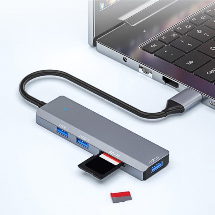 ADS-310A USB Adapter to 3 x USB 3.0 + 2 x Card Reader Slots Multi-Port Hub — view 7