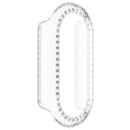 Diamond Half Coverage Hollow PC Watch Protective Case