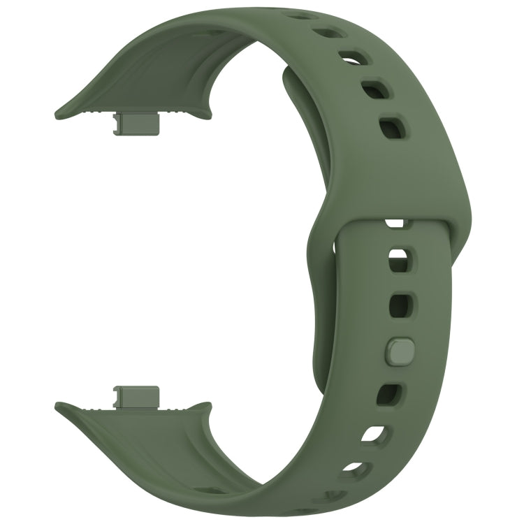 For vivo iQOO Watch GT Solid Color Silicone Watch Band — White
