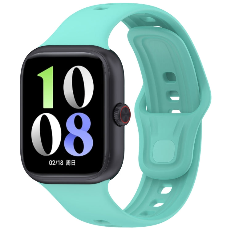 For vivo iQOO Watch GT Solid Color Silicone Watch Band — Red