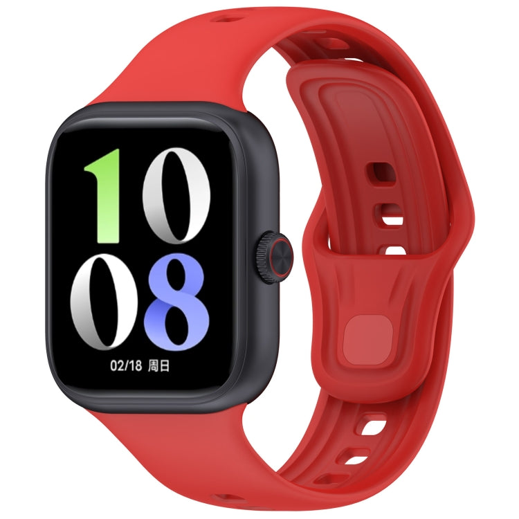 For vivo iQOO Watch GT Solid Color Silicone Watch Band — Lime