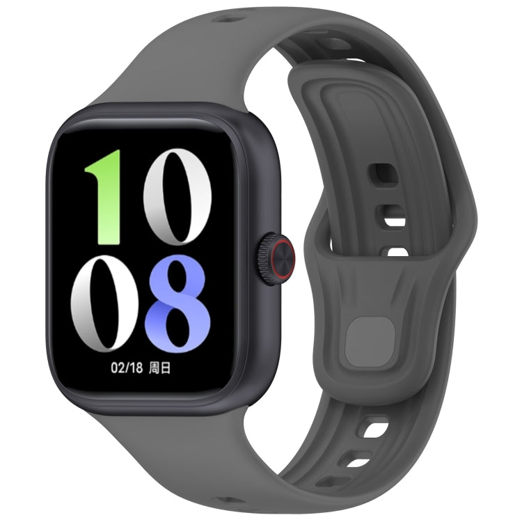 For vivo iQOO Watch GT Solid Color Silicone Watch Band — Ivory White