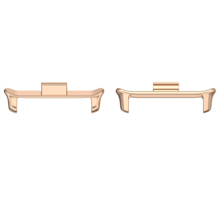 For vivo iQOO Watch GT 22mm 1 Pair Metal Watch Band Connector — Rose Gold
