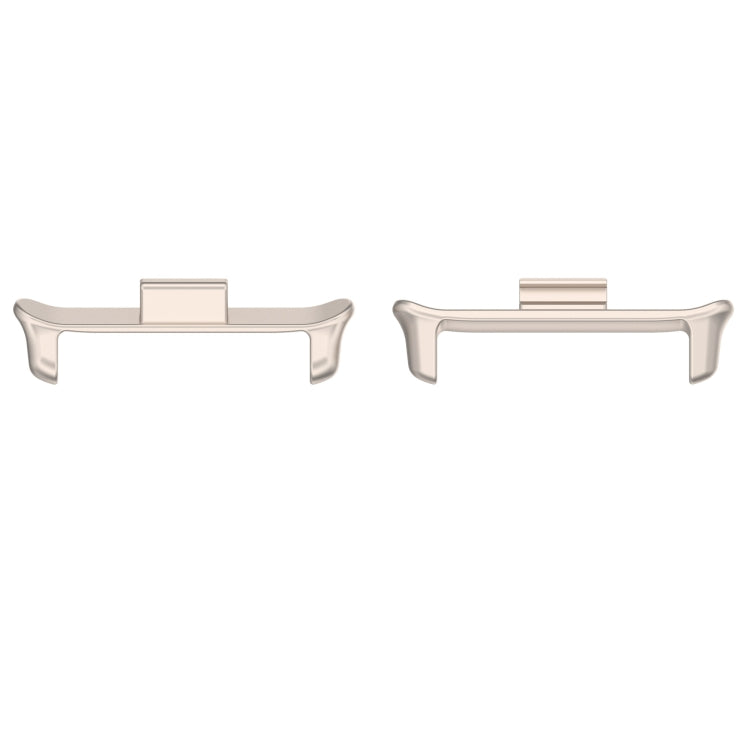 For vivo iQOO Watch GT 22mm 1 Pair Metal Watch Band Connector — White