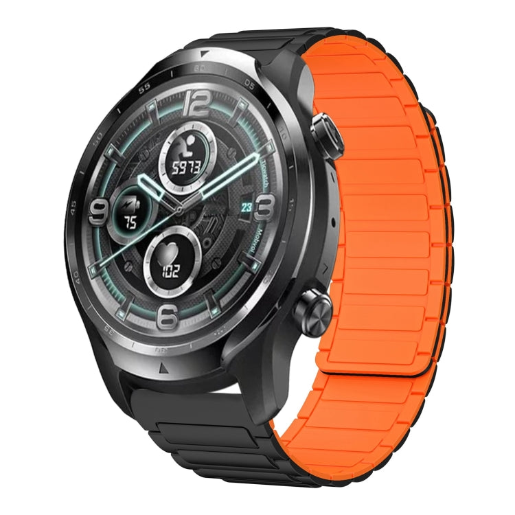 22mm I-shaped Magnetic Silicone Watch Band — view 22