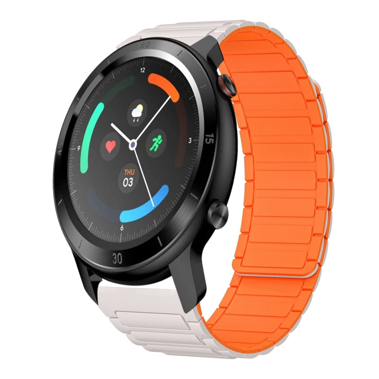 22mm I-shaped Magnetic Silicone Watch Band — Starlight