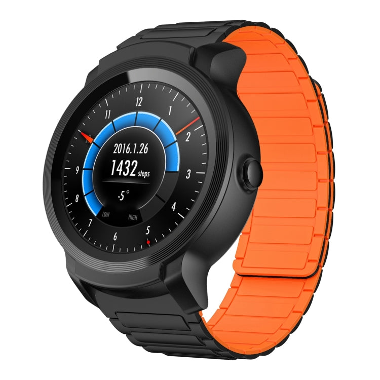 22mm I-shaped Magnetic Silicone Watch Band — For Ticwatch Pro 3 Lite