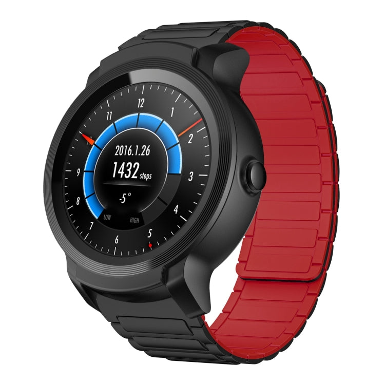 22mm I-shaped Magnetic Silicone Watch Band — For Ticwatch Pro 3
