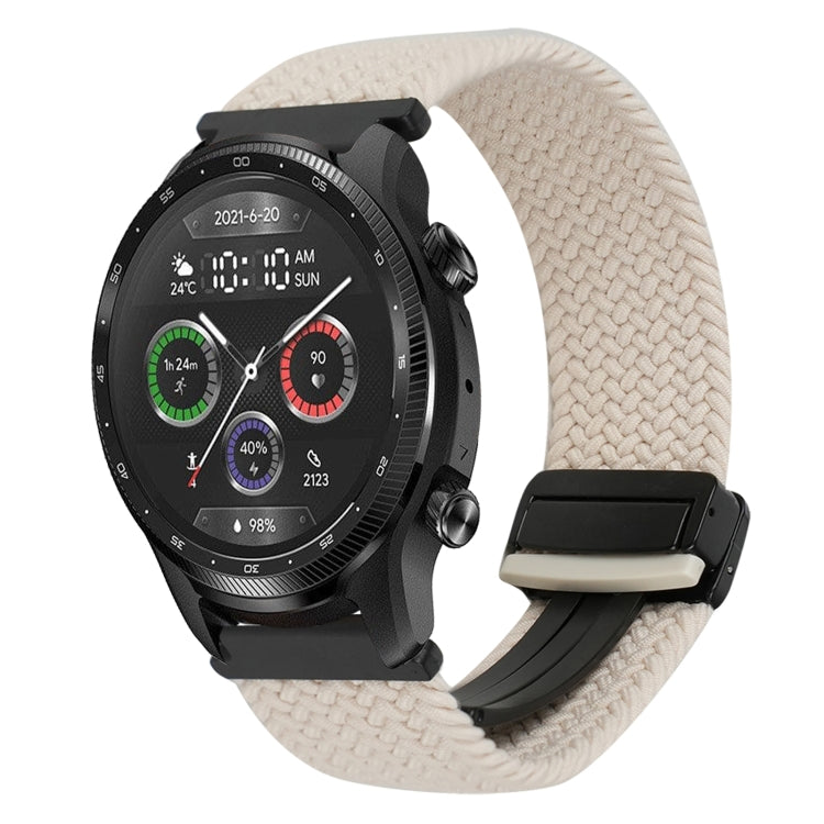 22mm Magnetic Buckle Braided Watch Band — Starlight