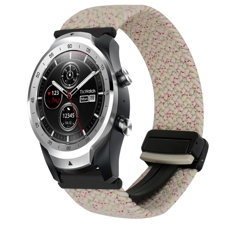 22mm Magnetic Buckle Braided Watch Band — Starlight Colorful