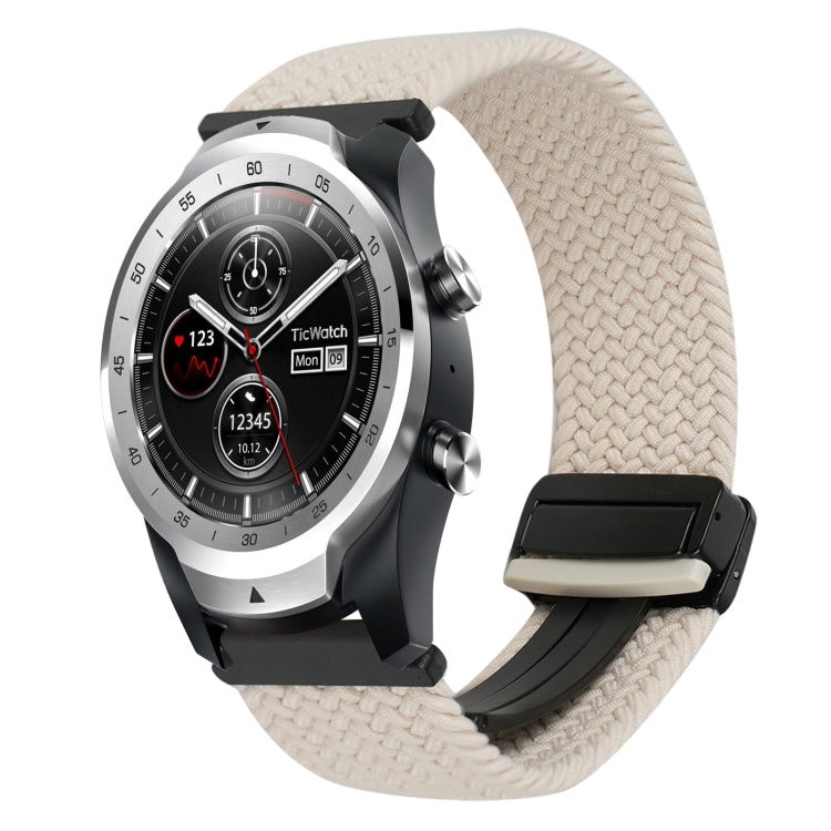 22mm Magnetic Buckle Braided Watch Band — Starlight