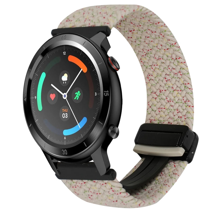 22mm Magnetic Buckle Braided Watch Band — Starlight Colorful