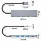 ADS-309C Type-C + 3 x USB 3.0 HUB Docking Station, Type-C Port — view 2