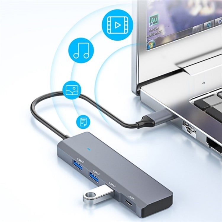 ADS-309C Type-C + 3 x USB 3.0 HUB Docking Station, Type-C Port — view 3