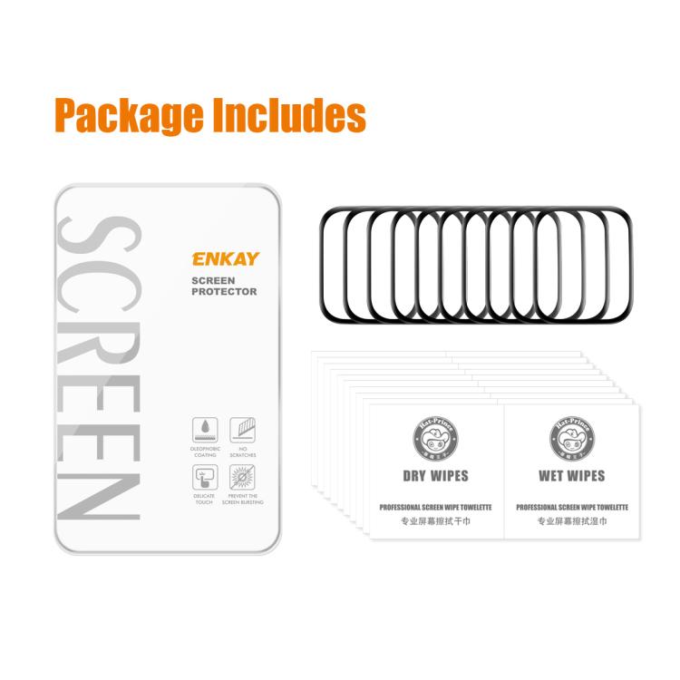 10 PCS/Pack ENKAY 3D Full Coverage Soft PC Edge PMMA HD Screen Film