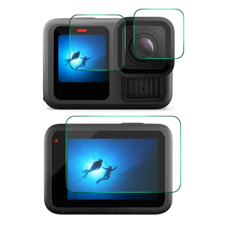 ENKAY 0.2mm 9H Tempered Glass Screen Protector Front ＆ Back Camera Film