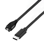 For Garmin Fenix 8 AMOLED / Vivoactive 6 USB-C / Type-C Interface Smart Watch Charging Cable, Length: 1m, Type-C Interface, Length: 1m