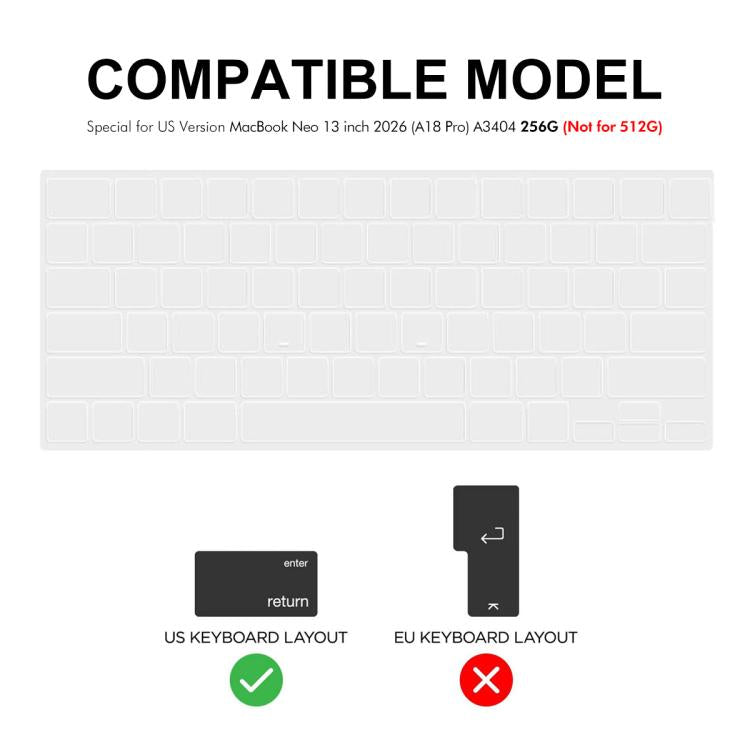 ENKAY US Version Soft TPU Keyboard Protector Film