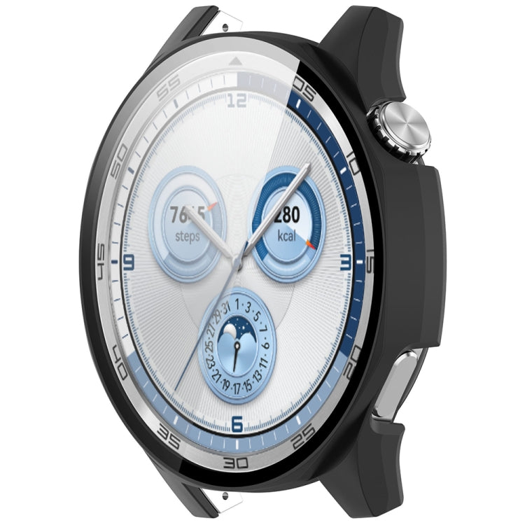 Tempered Glass Film Integrated PC Watch Protective Case — For Huawei Watch GT 5 46mm