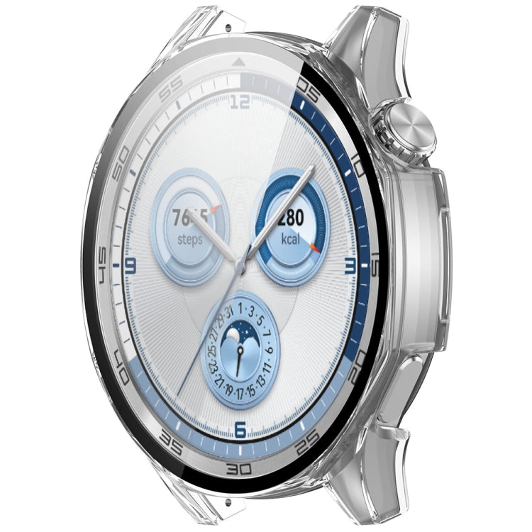 Tempered Glass Film Integrated PC Watch Protective Case — Ink Blue