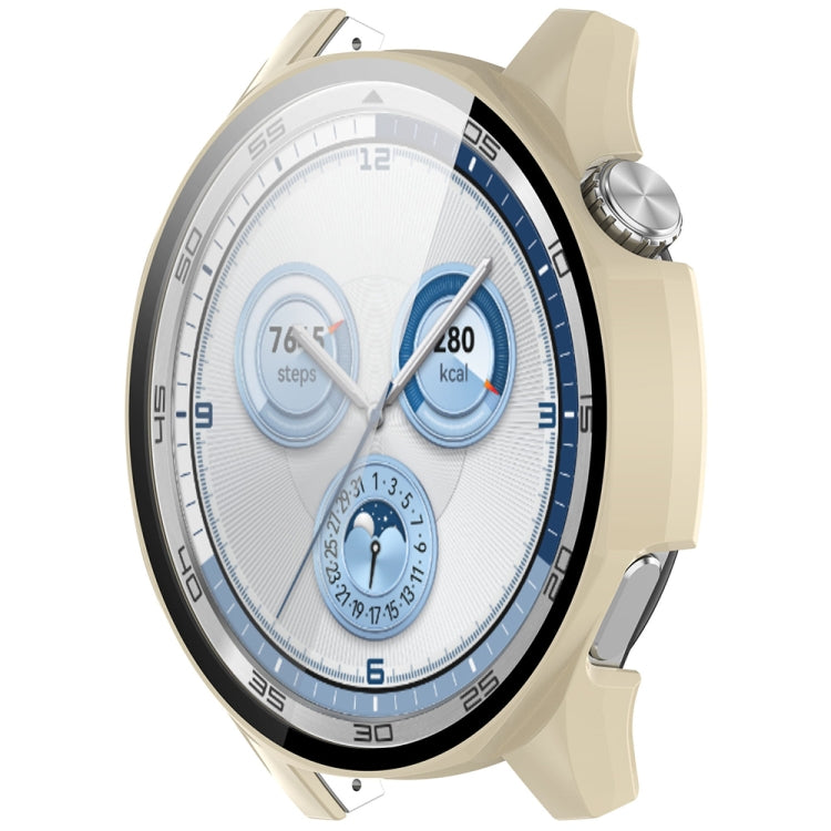 Tempered Glass Film Integrated PC Watch Protective Case — Pine Green