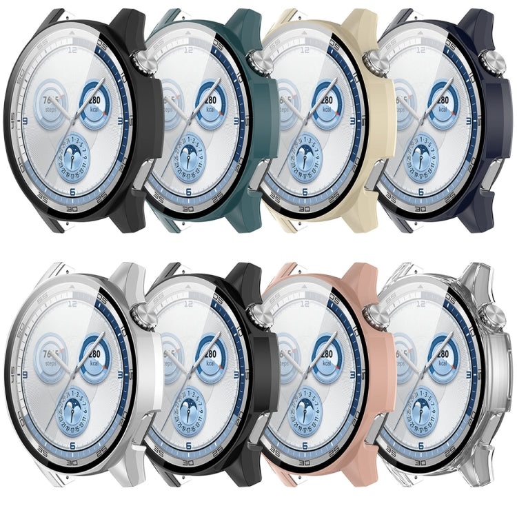 Tempered Glass Film Integrated PC Watch Protective Case