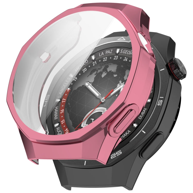 For Huawei Watch GT 5 Pro 46mm Electroplated TPU Full Coverage Watch Protective Case — Silver