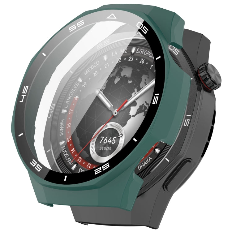 For Huawei Watch GT 5 Pro 46mm Graduated Style Tempered Glass Film Integrated PC Watch Case