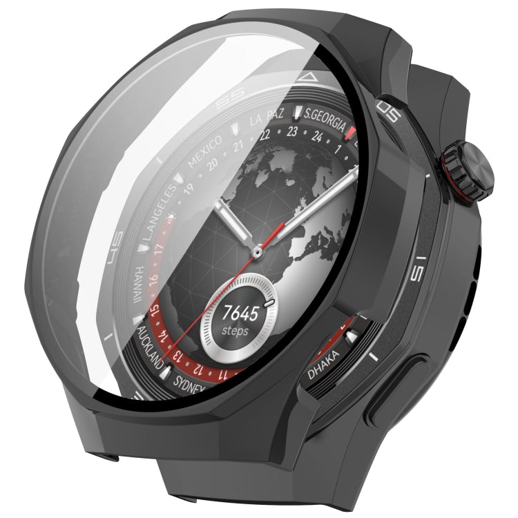 For Huawei Watch GT 5 Pro 46mm Ordinary Style Tempered Glass Film Integrated PC Watch Case