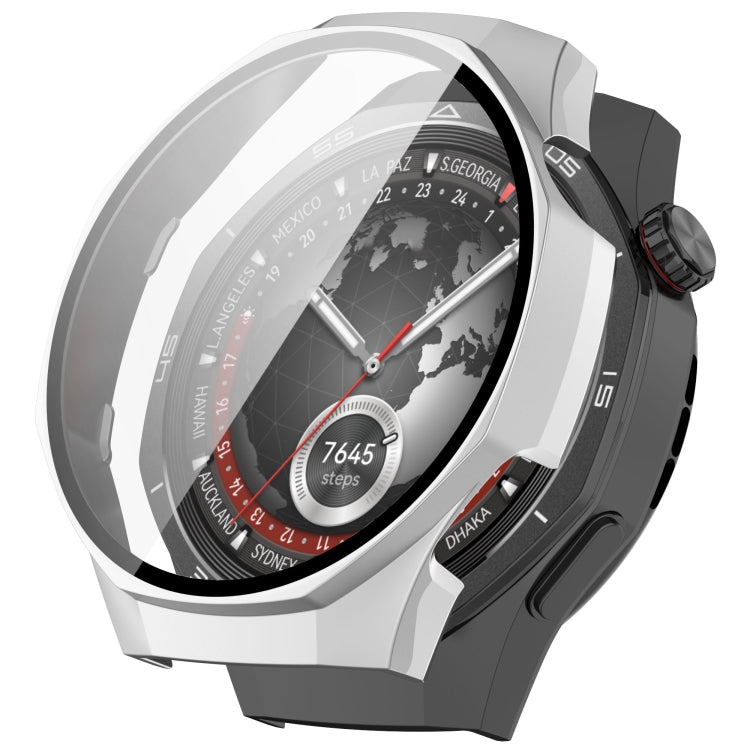 For Huawei Watch GT 5 Pro 46mm Ordinary Style Tempered Glass Film Integrated PC Watch Case — Transparent