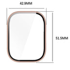 Tempered Film Integrated PC Watch Protective Case