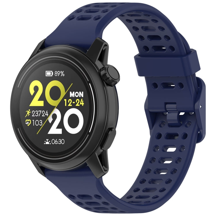 For Coros Pace 2 Solid Color Quick Release 20mm Silicone Watch Band — view 13