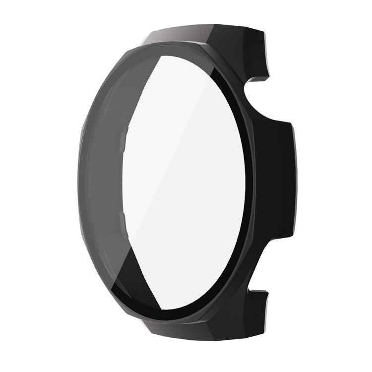 ENKAY Hat-Prince Tempered Glass Film Integrated PC Watch Case — Dark Blue